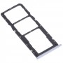 Vassoio della scheda SIM + vassoio della scheda SIM + vassoio di scheda micro SD per OPPO Realme Narzo 20 (argento)