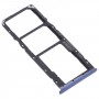 SIM卡托盘+ SIM卡托盘+ Micro SD卡托盘用于OPPO Realme C15 RMX2180（蓝色）