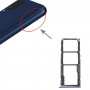 SIM Card Tray + SIM Card Tray + Micro SD Card Tray for OPPO Realme C15 RMX2180 (Blue)