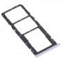 Plateau de carte SIM + plateau de carte SIM + plateau de cartes Micro SD pour Oppo Realme C15 RMX2180 (argent)