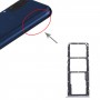 Vassoio della scheda SIM + vassoio della scheda SIM + vassoio della scheda micro SD per OPPO Realme C15 RMX2180 (argento)