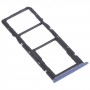 SIM-Karten-Tablett + SIM-Karten-Tablett + Micro SD-Karten-Tablett für Oppo Realme 7 (Global) (blau)