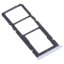 SIM-карты Лоток + SIM-карты Лоток + Micro SD Лоток для OPPO Realme 7 (Global) (Белый)