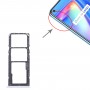 SIM Card Tray + SIM ბარათი Tray + Micro SD ბარათის უჯრა Oppo Realme 7 (გლობალური) (თეთრი)