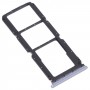 Plateau de carte SIM + plateau de carte SIM + plateau de cartes Micro SD pour Oppo A55 PEMM00, PEMM20, PEMT00, PEMT20 (Noir)