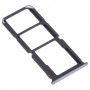 Vassoio della scheda SIM + vassoio della scheda SIM + Vassoio per schede Micro SD per OPPO A93 PCGM00, PEHM00 (nero)