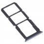 Tarjeta SIM Tray + Tarjeta SIM Tray + Bandeja de tarjetas Micro SD para OPPO A93 PCGM00, PEHM00 (NEGRO)