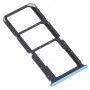 SIM Card Tray + SIM Card Tray + Micro SD Card Tray for OPPO A93 PCGM00, PEHM00 (Blue)