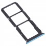 SIM卡托盘+ SIM卡托盘+ Micro SD卡托盘用于OPPO A93 PCGM00，PEHM00（蓝色）