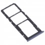 SIM Card Tray + SIM ბარათის უჯრა + მიკრო SD ბარათის უჯრა OPPO A15S CPH2179 (შავი)
