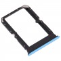 SIM-Karten-Tablett + SIM-Kartenablage für Oppo Reno5 5G PEGM00 PGT00 CPH2145 (blau)