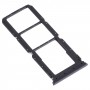 SIM Card Tray + SIM Card Tray + Micro SD Card Tray for OPPO A16 / A16S CPH2269 CPH2271 (Black)