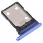 מגש כרטיס SIM + מגש כרטיס ה- SIM עבור OPPO Realme X7 RMX2176 (כחול)
