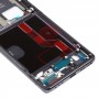 Placa de bisel de marco LCD original de la carcasa delantero para Oppo Encuentra X2 Pro CPH2025 PDEM30 (Negro)