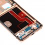 原装前壳体液晶框架挡板挡板用于OPPO的斜纹板Find X2 Pro CPH2025 PDEM30（金色）