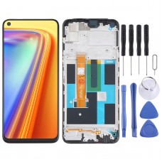LCD Screen and Digitizer Full Assembly With Frame for OPPO Realme 7 (Global) 4G RMX2155