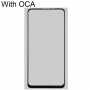 Lente de cristal exterior de la pantalla frontal con OCA ópticamente claro adhesivo para OPPO RENO4