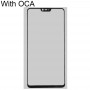 Lente de cristal exterior de la pantalla frontal con OCA ópticamente claro adhesivo para OPPO R15 PRO