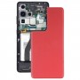 Задняя крышка батареи для Samsung Galaxy S21 Ultra 5G (красный)