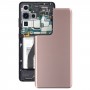 Задняя крышка батареи для Samsung Galaxy S21 Ultra 5G (коричневый)