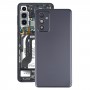 Batterie-Back-Abdeckung mit Kameraobjektiv für Samsung Galaxy A82 (schwarz)
