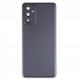 Batterie-Back-Abdeckung mit Kameraobjektiv für Samsung Galaxy A82 (schwarz)