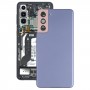 电池盖盖，带相机镜头盖，适用于三星Galaxy S21 5G（紫色）