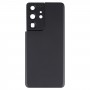 Batteribakgrund med kameralinsskydd för Samsung Galaxy S21 Ultra 5G (svart)