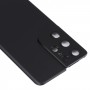 Couverture arrière de la batterie avec couvercle de la lentille de caméra pour Samsung Galaxy S21 Ultra 5G (Noir)
