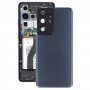 Batteribakgrund med kameralinsskydd för Samsung Galaxy S21 Ultra 5G (blå)