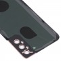 电池背面盖板带相机镜头盖，适用于三星Galaxy S21 + 5G（粉红色）