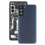 Батарея задняя крышка с крышкой объектива камеры для Samsung Galaxy S21 + 5G (синий)