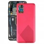 Couverture arrière de la batterie pour Samsung Galaxy A02S (rouge)