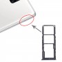 SIM-kortfack + SIM-kortfack + Micro SD-kortfack för Samsung Galaxy M51 SM-M515 (Svart)