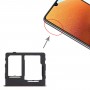 SIM-kaardi salve + SIM-kaardi salve / Micro SD-kaardi salve Samsung Galaxy A32 5G SM-A326B jaoks (must)