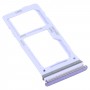 SIM Card Tray + SIM Card Tray / Micro SD Card Tray for Samsung Galaxy A52 SM-A525 (Purple)