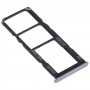 Vassoio della scheda SIM + vassoio della scheda SIM + vassoio della scheda micro SD per Samsung Galaxy A32 SM-A325 (nero)