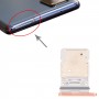 SIM-картковий лоток + лоток для карток Micro SD для Samsung Galaxy S20 Fe 5G SM-G781B (апельсин)