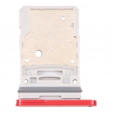 SIM Card Tray + Micro SD Card Tray for Samsung Galaxy S20 FE 5G SM-G781B (Red)