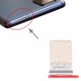 SIM-kortfack + Micro SD-kortfack för Samsung Galaxy S20 Fe 5G SM-G781B (röd)