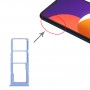 Vassoio della scheda SIM + vassoio della scheda SIM + vassoio della scheda micro SD per Samsung Galaxy M12 SM-M127 (blu)