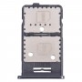 Vassoio della scheda SIM + vassoio della scheda SIM + Vassoio per schede Micro SD per Samsung Galaxy M31S SM-M317 (nero)