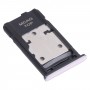 Vassoio della scheda SIM + vassoio scheda SIM + Vassoio per schede micro SD per Samsung Galaxy M31S SM-M317 (Argento)