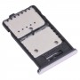 SIM Card Tray + SIM Card Tray + Micro SD Card Tray for Samsung Galaxy M31s SM-M317 (Silver)