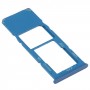 Тава за SIM карта + микро SD карта за карта за Samsung Galaxy A12 SM-A125 (син)