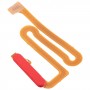 Cable flexible del sensor de huellas dactilares para Samsung Galaxy F12 SM-F1237 (rojo)