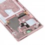 Kesk-raam Bezel Plate koos osadega Samsung Galaxy Note20 Ultra SM-N985F (roosa)