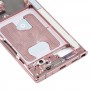 Placa de bisel de marco medio con piezas para Samsung Galaxy Note20 Ultra SM-N985F (rosa)