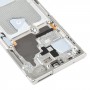Средняя рамка BEZEL тарелка с деталями для Samsung Galaxy Note20 Ultra SM-N985F (серебро)