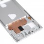 Средна рамка Пазел плоча за Samsung Galaxy S10 Lite (сребро)